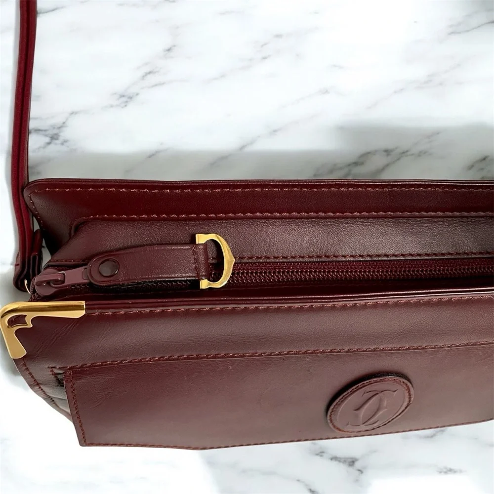 CARTIER Portfolio Large Clutch Crossbody bag ❤️ - Picture 9 of 15